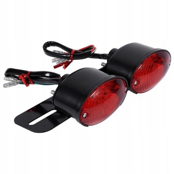 LAMPA MOTOCYKLOWA PODWÓJNE KOCIE OKO 18CM