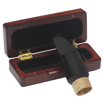 Футляр для саксофона из красного дерева и мундштук Musical p