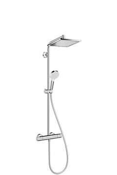 Zestaw prysznicowy natynkowy Hansgrohe Crometta E 240 1jet z termostatem