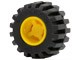 LEGO KOŁO - żółte koło 6014bc01 8szt