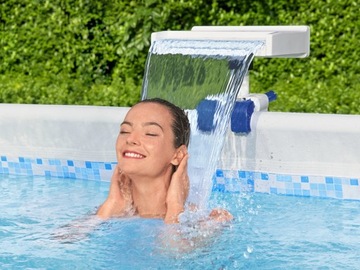 Водопад для бассейна Bestway Flowclear LED 58619