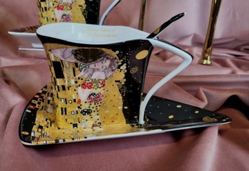 НАБОР ИЗ 2-Х КЛИМТ ПОЦЕЛУЙ В СЕРДЦЕ ЧАШКИ