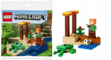 Klocki LEGO MINECRAFT PLAŻA ZÓŁWI 30432 46 ELEMENTÓW ORYGINALNE NOWE