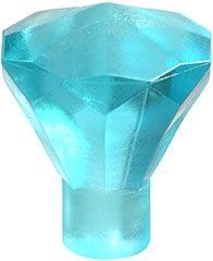 LEGO 30153 Kryształ Diament Trans-Light Blue 6247792 4119482 1szt NOWY