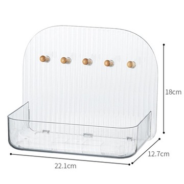 Органайзер для макияжа с 5 крючками Balm Perfume Lipstick Vanity White