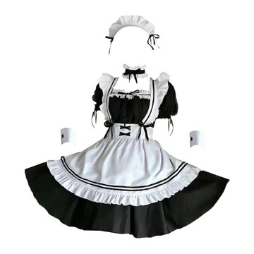 Japoński strój Kawaii dla kobiet Lolita słodki kostiumy Anime Cosplay S 1