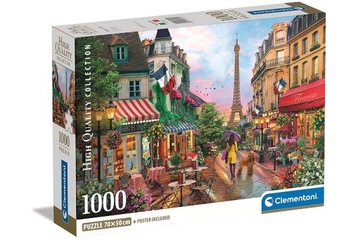 CLE puzzle 1000 Compact Flowers in Paris 39705, CLEMENTONI, 210673.