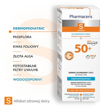 PHARMACERIS S SPF50 KREM DLA NIEMOWLĄT I DZIECI 125 ml