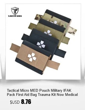 Тактическая быстросъемная медицинская аптечка, военная сумка первой помощи IFAK Pack