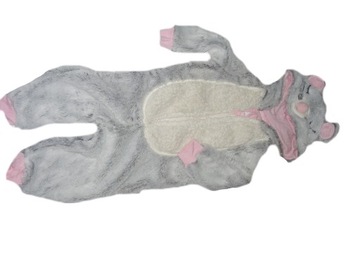 Piżama onesie dla dziewczynki miękka 1-2 lata 86
