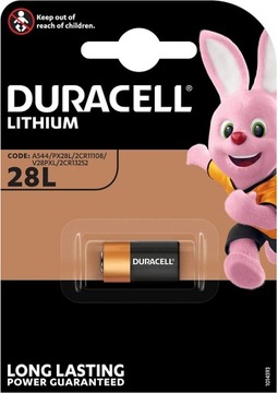 Baterie Duracell PX28L 2CR-1/3N L544 6V ORYGINALNE
