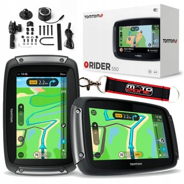 NAWIGACJA MOTOCYKLOWA TOMTOM RIDER 550 MOTOCYKL GPS 4.3 CALA