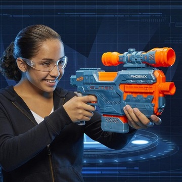 PISTOLET NERF ELITE 2.0 PHOENIX CS-6 AUTOMAT + CELOWNIK