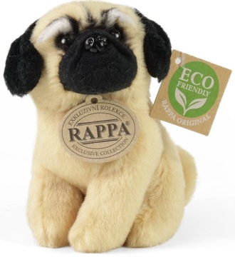 MASKOTKA REALISTYCZNY PIES BULDOG12cm MOPS PIESEK
