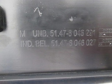 BMW F02 LISTWY WEWNĘTRZNE NAKŁADKI LED KPL