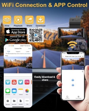 Видеорегистратор Vtopek 4K с Wi-Fi, GPS и WDR — мини-камера