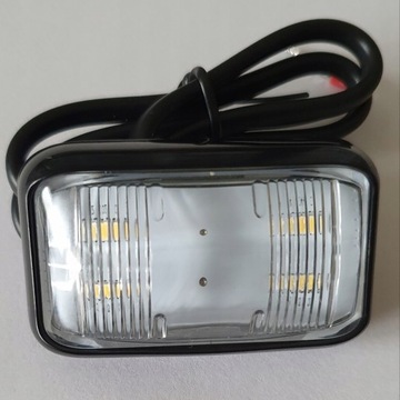 LAMPKA LED OBRYSOWA BIAŁA 12V 24V LAMPA LED
