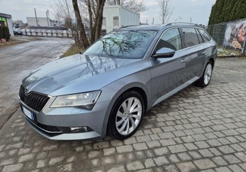 Skoda Superb III Kombi 2.0 TDI 150KM 2017 Skoda Superb 2.0 TDI DSG kombi ASO bez rdzy NAVI XENON led 2.0 Diesel 150KM
