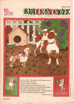 Świerszczyk 15 1986 Tygodnik dla młodszych dzieci