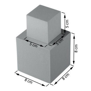 FreePower Cube 8см СЕРЫЙ для фотографии СЕРЫЙ