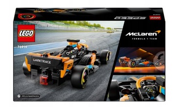 LEGO Speed Champions Samochód wyścigowy McLaren Formula 1 wersja 2023 76919