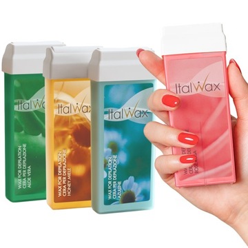 3+1 Gratis WOSK W ROLCE ItalWax Depilacja 100ml