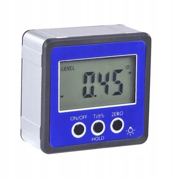 ELEKTRONICZNY INKLINOMETR CYFROWY KĄTOMIERZ 4×90°