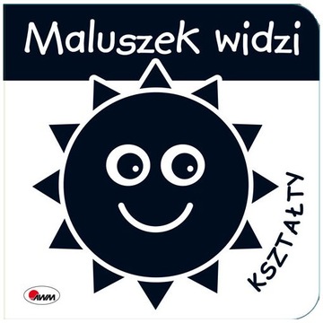 KSIĄŻECZKA HARMONIJKA KONTRASTOWA KSZTAŁTY