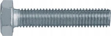 Śruba 6-kątna M8 Biały Ocynk 12mm 1szt.