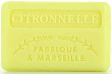 Delikatne Francuskie mydło Marsylskie CITRONNELLE TRAWA CYTRYNOWA 125 g