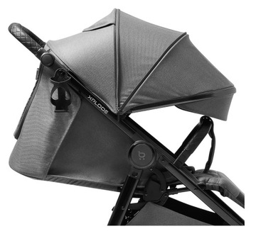 КОЛЯСКА БУДУЩЕГО ДИЗАЙНА XPLODE ХРОМОВАЯ СТАЛЬ ГРАФИТОВАЯ КОЛЯСКА