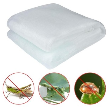 SIATKA OCHRONNA WARZYW PRZECIW OWADOM 2,5 X 10 M 60MESH DROBNA SIATKA