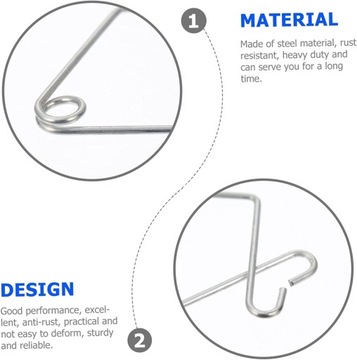 100 шт. потолочный крючок, сверхмощные вешалки для одежды