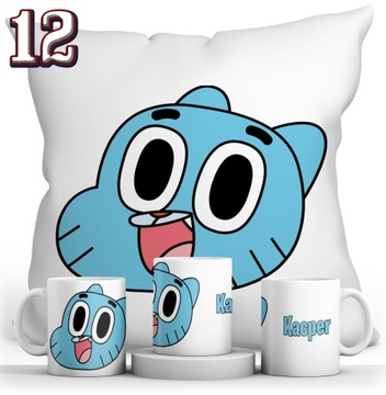 КРУЖКА ГУМБОЛ + ПОДУШКА + НАБОР ИМЕНИ