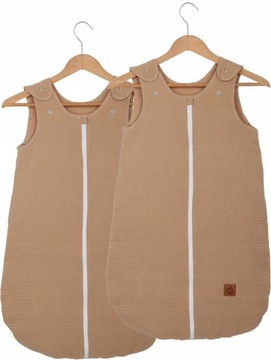 ŚPIWOREK MUŚLINOWY DO SPANIA NIEMOWLĘCY BAWEŁNA 100% BABYMAM