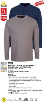 PORTWEST KOSZULKA SPAWALNICZA TRUDNOPALNA GRAY FR 32