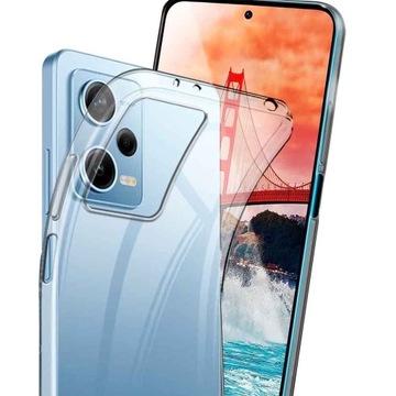 ETUI CLEAR CASE SLIM PLECKI POKROWIEC FUTERAŁ DO REDMI NOTE 12 PRO + SZKŁO