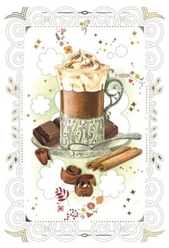 Листівка 12x18 см B- BD 502 092 конверт Кава DaVinci