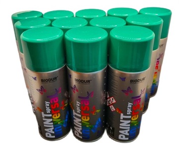 SPRAY farba zielony miętowy RAL 6029 BIODUR 400ml 12 sztuk