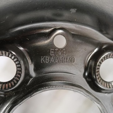 DISK OCELOVÝ MERCEDES-BENZ OE 6.5" X 16" 5X112 ET 49