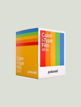 ЦВЕТНАЯ ПЛЕНКА POLAROID I-TYPE, 5 УПАКОВОК