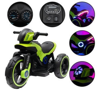 MOTOR ZABAWKA DLA DZIECI POJAZD NA AKUMULATOR BABY MIX POLICE MOTOREK