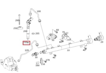 MERCEDES CLK CLS Шайба форсунки OE
