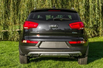 KIA SPORTAGE III SL 2010-2015 НАКЛАДКИ НА БАМПЕРЫ ВЫХЛОПНЫЕ