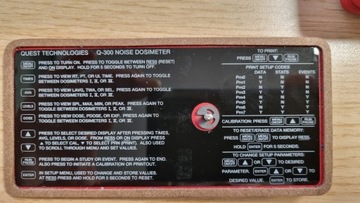 Miernik hałasu dozymetr sonometr Quest Q-300