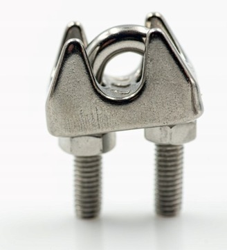 ЗАЖИМ 10 мм КИСЛОСТОЙКИЙ ВЕРЕВОЧНЫЙ, нержавеющая сталь A4 8248