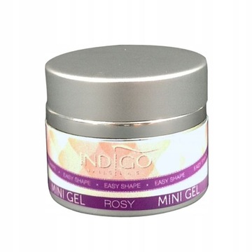 Indigo easy shape Розовый строительный гель 5мл