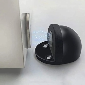 ODBOJNIK ODBÓJ DO DRZWI METALOWY MAGNETYCZNY STOPER OGRANICZNIK OKRĄGŁY