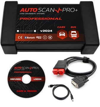 AUTOSCAN PRO+ PROFESSIONAL 2024 TESTER INTERFEJS DIAGNOSTYCZNY SKANER J. PL