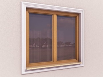 Полоса пенопластовая оштукатуренная вокруг окна LW01 12х3,5